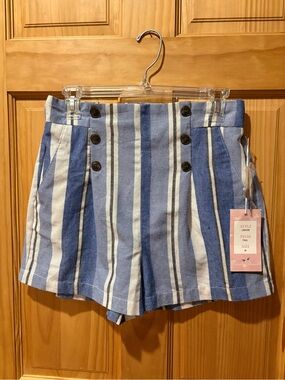 Simply Blessed High-Waisted Sailor Shorts color pattern "Paul" NWT Wmns M